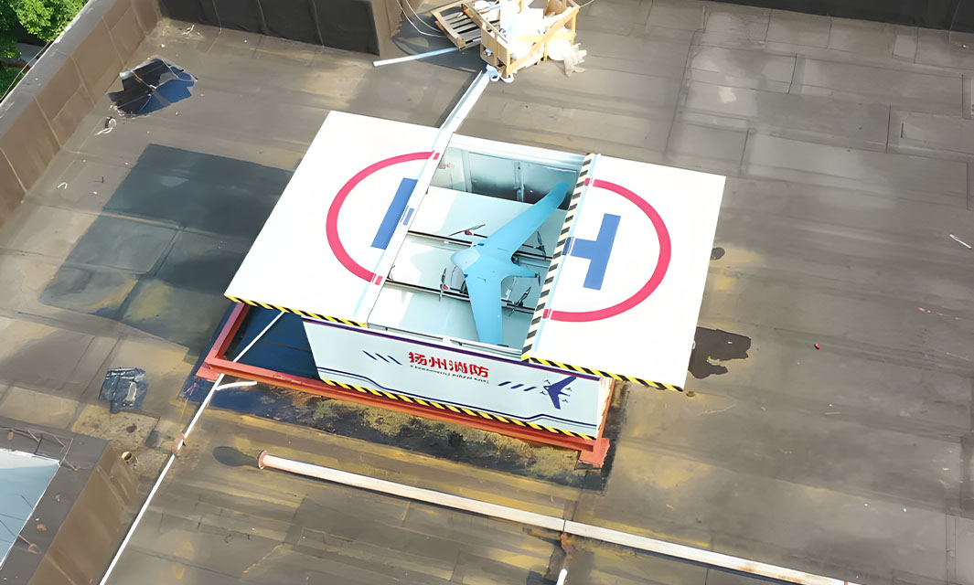 消防固定翼無人機機場揚州首飛，助力抗疫大顯身手